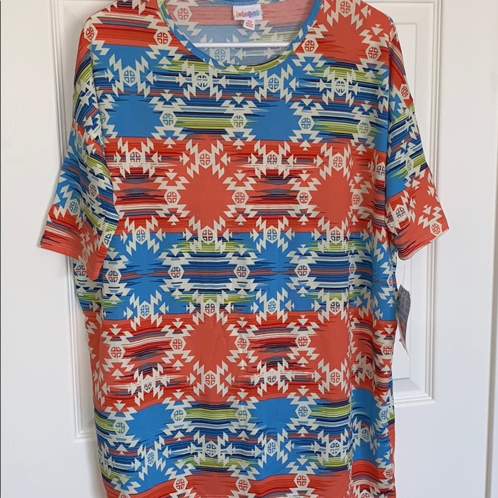 Brand New Aztec Lularoe Irma Tunic Shirt